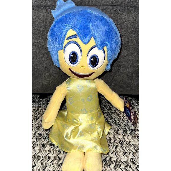 Official Disney Store Item: Pixar Inside Out JOY 15" Stuffed Plush Doll - Picture 1 of 6